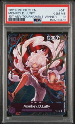 2023 #041 Monkey D. Luffy PSA 10 Promos One Piece