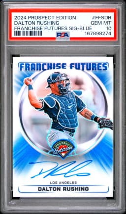 2024 #FFSDR Dalton Rushing PSA 10 Panini Prospect Edition Franchise Futures Signatures