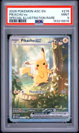 2026 #276 Pikachu EX PSA 9 Asc EN-Ascended Heroes