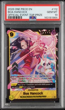 2026 #112 Boa Hancock PSA 10 One Piece Promos