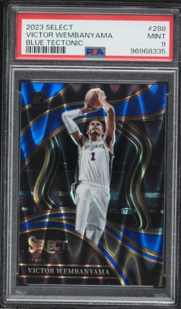 2023 #288 Victor Wembanyama PSA 9 Panini Select Basketball