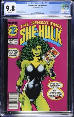 1989 Sensational She-Hulk #1 CGC 9.8 Marvel Comics