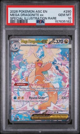2026 #290 Mega Dragonite EX PSA 10 Asc EN-Ascended Heroes