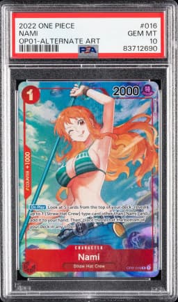 2022 #016 Nami PSA 10 OP01-Romance Dawn One Piece