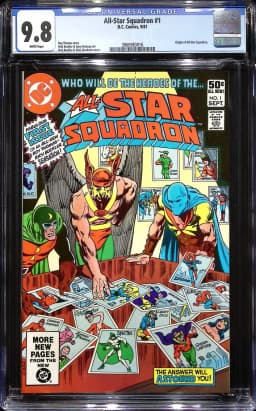 1981 All-Star Squadron #1 CGC 9.8 DC Comics
