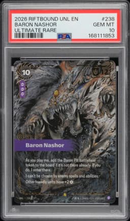2026 #238 Baron Nashor PSA 10 Riftbound: League of Legends Unl-Unleashed