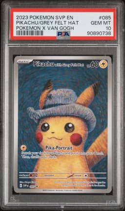 2023 #085 Pikachu With Grey Felt Hat PSA 10 Svp EN-SV Black Star Promo