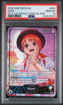 2025 #041 Nami PSA 10 One Piece Promos