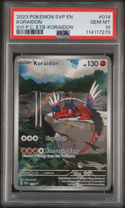 2023 #014 Koraidon PSA 10 Svp EN-SV Black Star Promo