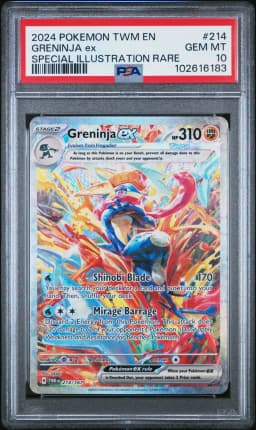 2024 #214 Greninja EX PSA 10 Twm EN-Twilight Masquerade
