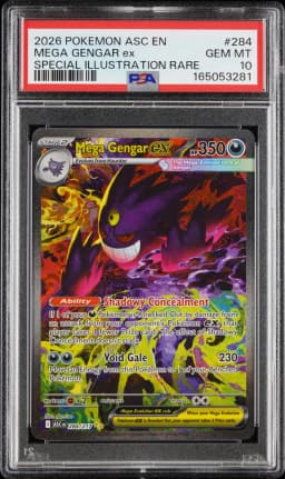 2026 #284 Mega Gengar EX PSA 10 Asc EN-Ascended Heroes