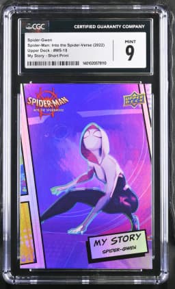 2022 #MS-18 Spider-Gwen CGC 9 Spider-Man: Into the Spider-Verse (2022 UpperDeck) - English
