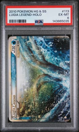 2010 #113 Lugia Legend-Holo PSA 6 Heartgold & Soulsilver