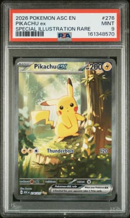 2026 #276 Pikachu EX PSA 9 Asc EN-Ascended Heroes