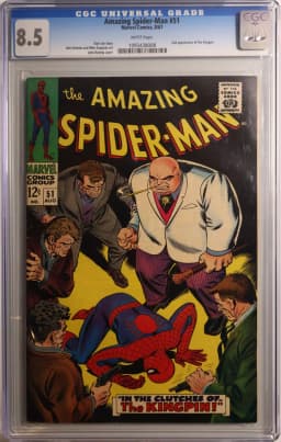 1967 #NA 1967 Amazing Spider-Man #51 CGC 8.5 Marvel Comics CGC 8.5