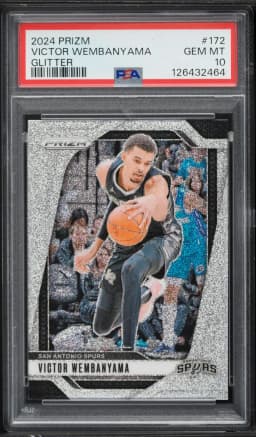 2024 #172 Victor Wembanyama PSA 10 Panini Prizm Basketball