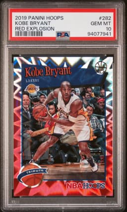2019 #282 Kobe Bryant PSA 10 Panini Hoops
