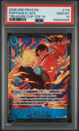2026 #119 Portgas D. Ace PSA 10 One Piece Promos