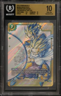 2025 #FB01140 Son Gohan : Childhood SUPER ALT ART SCR BGS 10 Dragon Ball Super Card Game Fusion World Manga Booster 02