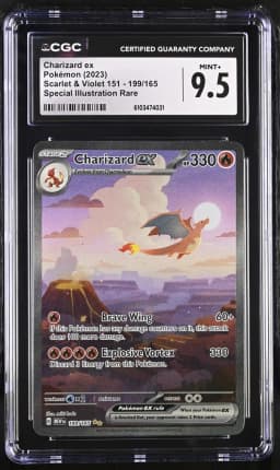 2023 #199 Charizard ex CGC 9.5 Scarlet & Violet 151 - MEW EN - English