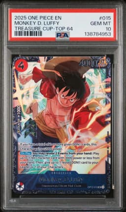 2025 #015 Monkey D. Luffy PSA 10 One Piece Promos