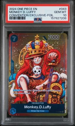2024 #043 Monkey D. Luffy PSA 10 One Piece Promos