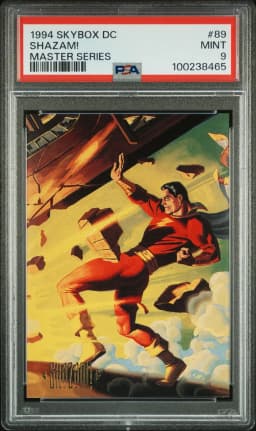 1994 #89 Shazam! PSA 9 Skybox DC Master Series