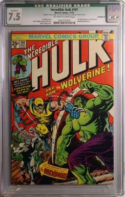 1974 #NA 1974 Incredible Hulk #181 CGC 7.5 Marvel Comics CGC 7.5