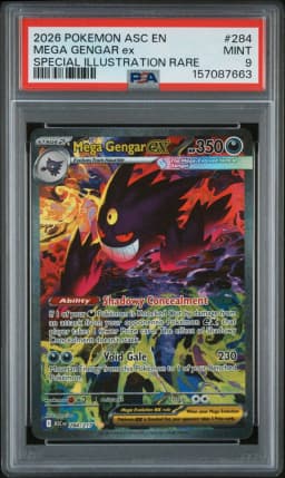 2026 #284 Mega Gengar EX PSA 9 Asc EN-Ascended Heroes