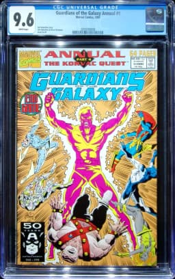 1991 Guardians of the Galaxy Annual #1 CGC 9.6 Marvel Comics