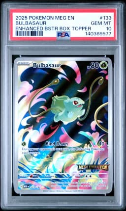 2025 #133 Bulbasaur PSA 10 Meg EN-Mega Evolution