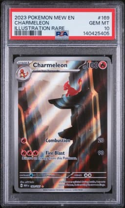 2023 #169 Charmeleon PSA 10 Mew EN-151