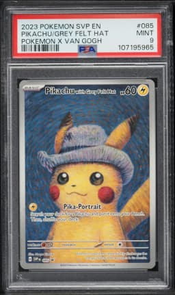 2023 #085 Pikachu With Grey Felt Hat PSA 9 Svp EN-SV Black Star Promo Pokemon