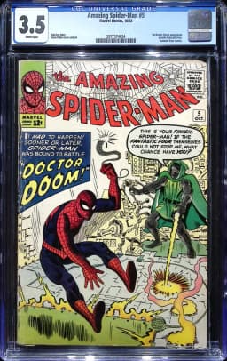 1963 Amazing Spider-Man #5 CGC 3.5 Marvel Comics