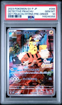 2023 #098 Detective Pikachu PSA 10 Japanese SV-P Promo