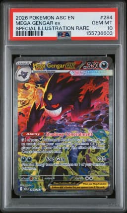 2026 #284 Mega Gengar EX PSA 10 Asc EN-Ascended Heroes