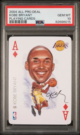 2004 #NA Kobe Bryant PSA 10 All Pro Deal Playing Cards