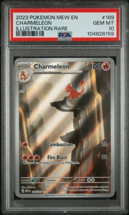 2023 #169 Charmeleon PSA 10 Mew EN-151