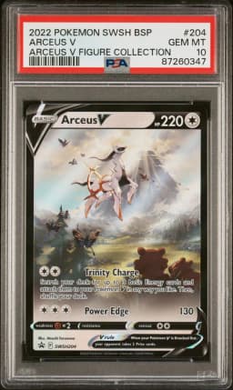 2022 #204 Arceus V PSA 10 Swsh Black Star Promo