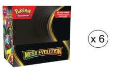 ME01 Mega Evolution Enhanced Booster Box Case (6 BB)