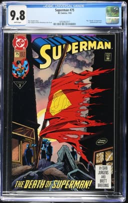 1993 Superman #75 CGC 9.8 DC Comics