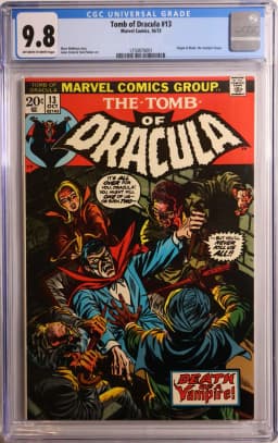 1973 #NA 1973 Tomb of Dracula #13 CGC 9.8 Marvel Comics CGC 9.8