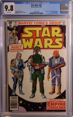 1980 #NA 1980 Star Wars #42 CGC 9.8 Marvel Comics CGC 9.8