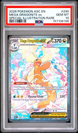 2026 #290 Mega Dragonite EX PSA 10 Asc EN-Ascended Heroes