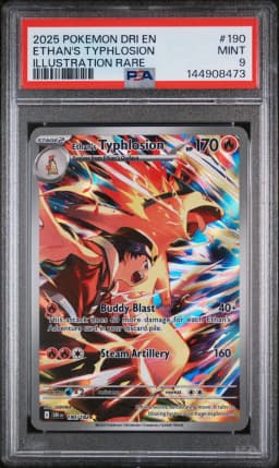 2025 #190 Ethan's Typhlosion PSA 9 Dri EN-Destined Rivals