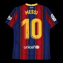 #NA Lionel Messi Signed Autographed FC Barcelona Jersey - PSA AUTH, LOA