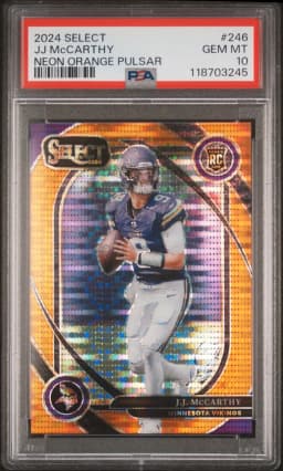 2024 #246 JJ McCarthy PSA 10 Panini Select