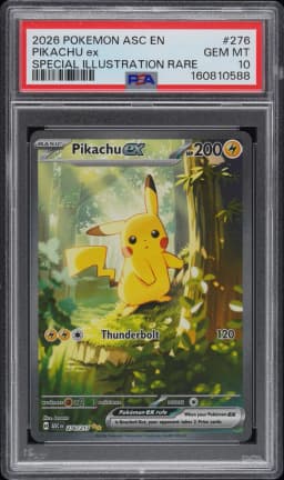 2026 #276 Pikachu EX PSA 10 Asc EN-Ascended Heroes