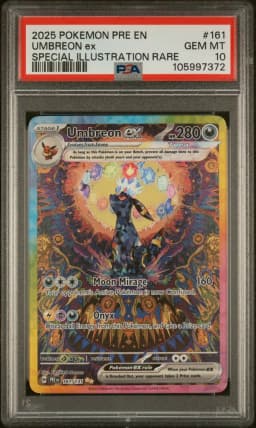 2025 #161 Umbreon EX PSA 10 Pre EN-Prismatic Evolutions