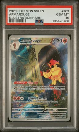 2023 #203 Armarouge PSA 10 Svi EN-Scarlet & Violet